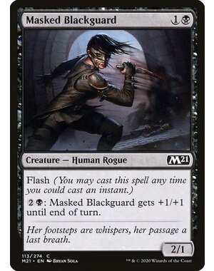 Magic: The Gathering Masked Blackguard (113) Lightly Played