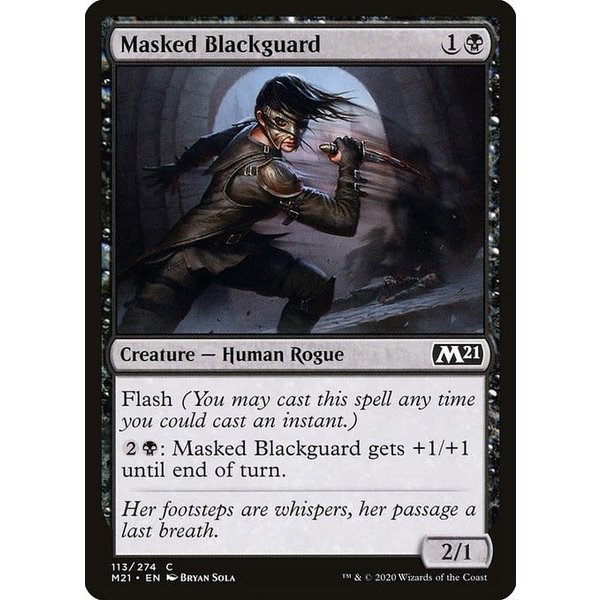 Magic: The Gathering Masked Blackguard (113) Near Mint Foil
