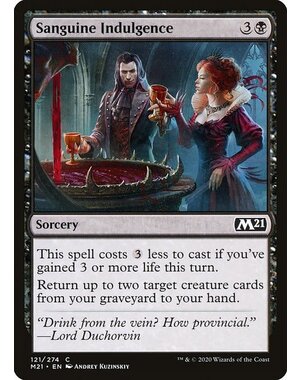 Magic: The Gathering Sanguine Indulgence (121) Lightly Played