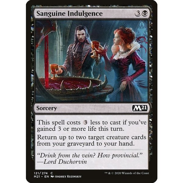 Magic: The Gathering Sanguine Indulgence (121) Lightly Played