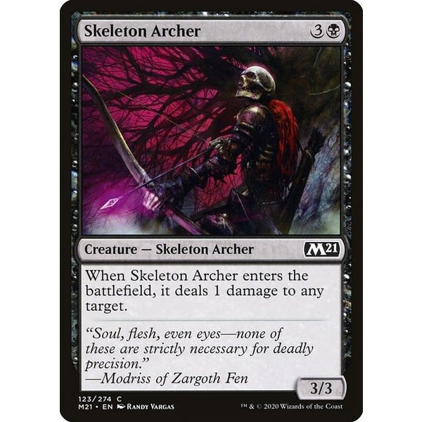 Magic: The Gathering Skeleton Archer (123) Lightly Played