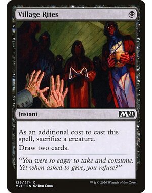 Magic: The Gathering Village Rites (126) Lightly Played Foil