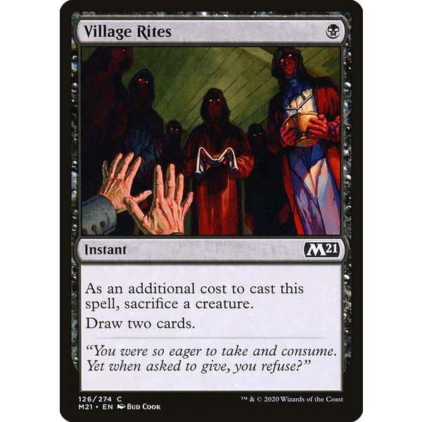 Magic: The Gathering Village Rites (126) Lightly Played Foil