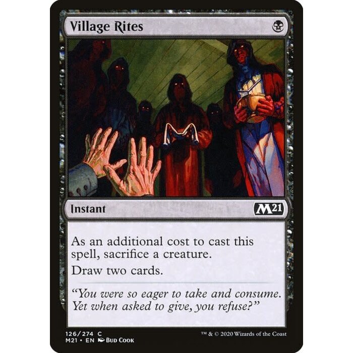 Magic: The Gathering Village Rites (126) Near Mint