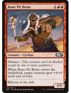 Magic: The Gathering Bone Pit Brute (132) Lightly Played