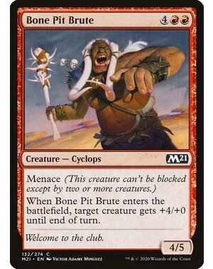 Magic: The Gathering Bone Pit Brute (132) Lightly Played