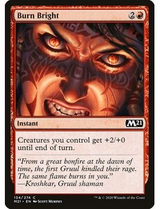 Magic: The Gathering Burn Bright (134) Lightly Played