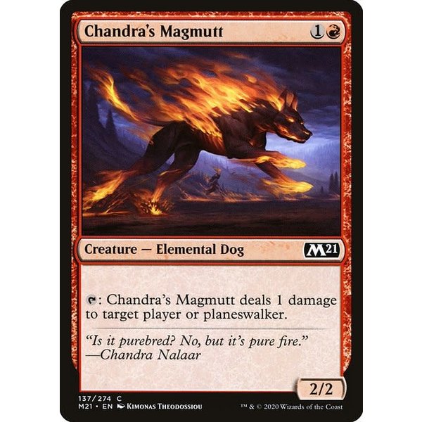 Magic: The Gathering Chandra's Magmutt (137) Lightly Played