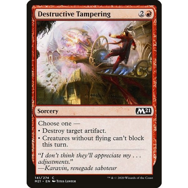 Magic: The Gathering Destructive Tampering (141) Near Mint Foil