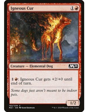 Magic: The Gathering Igneous Cur (153) Lightly Played