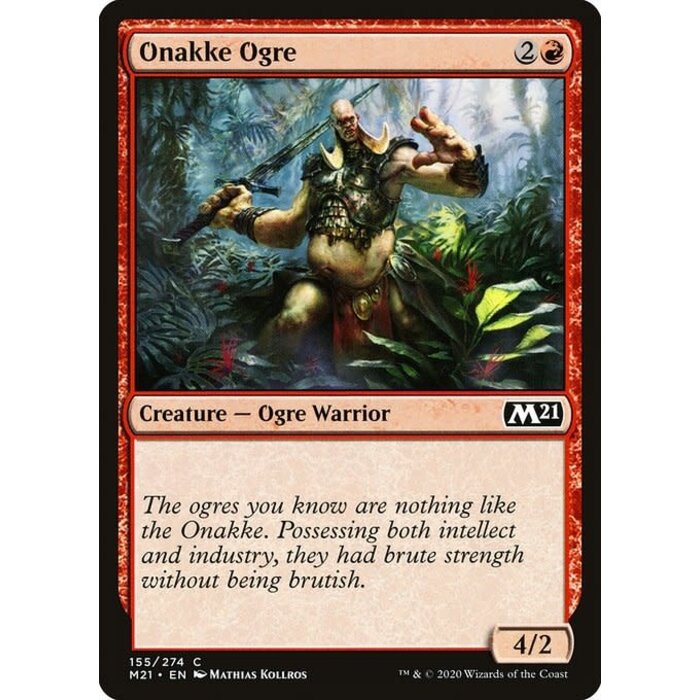 Magic: The Gathering Onakke Ogre (155) Near Mint