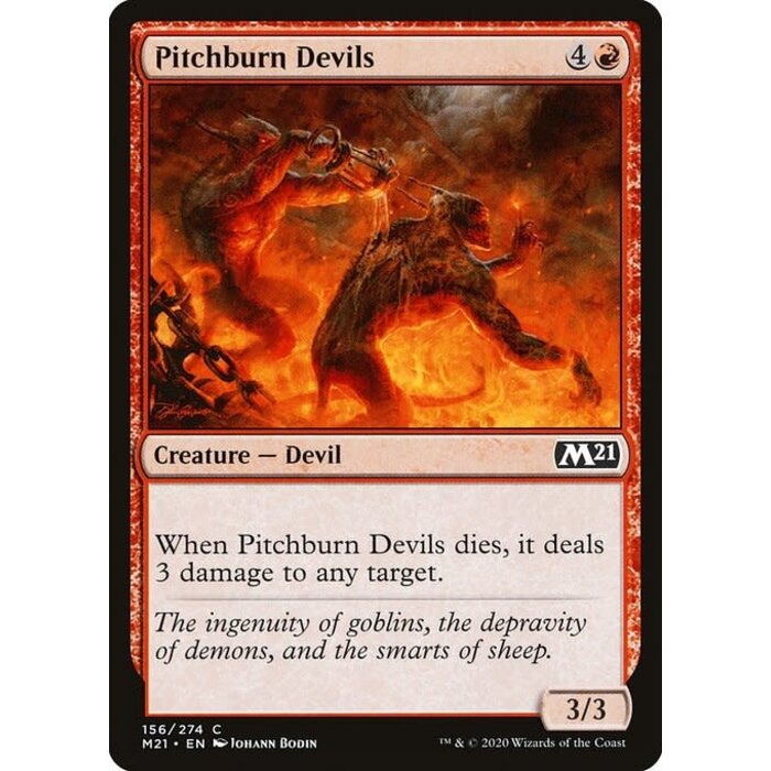 Magic: The Gathering Pitchburn Devils (156) Near Mint