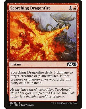Magic: The Gathering Scorching Dragonfire (158) Near Mint