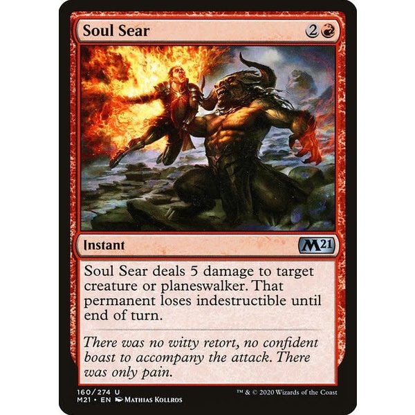 Magic: The Gathering Soul Sear (160) Lightly Played