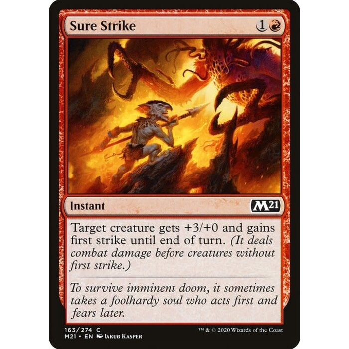 Magic: The Gathering Sure Strike (163) Lightly Played