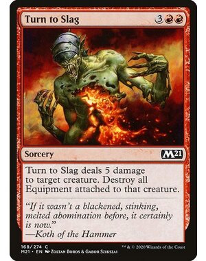 Magic: The Gathering Turn to Slag (168) Lightly Played