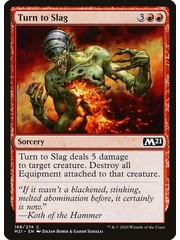 Magic: The Gathering Turn to Slag (168) Near Mint Foil