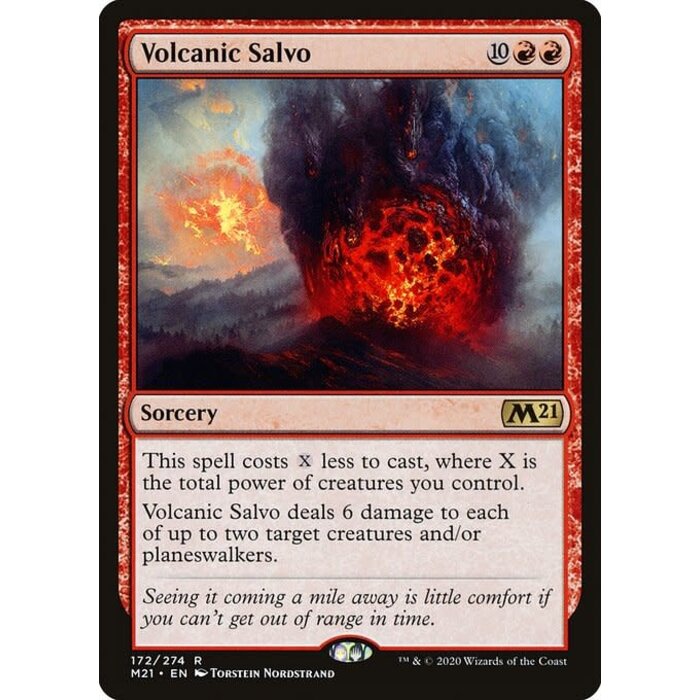 Magic: The Gathering Volcanic Salvo (172) Lightly Played