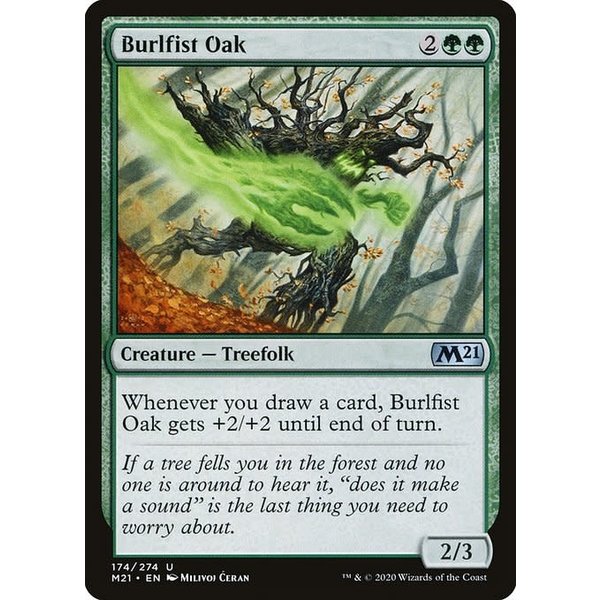 Magic: The Gathering Burlfist Oak (174) Lightly Played