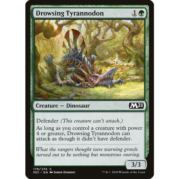 Magic: The Gathering Drowsing Tyrannodon (178) Near Mint Foil