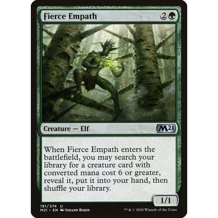 Magic: The Gathering Fierce Empath (181) Near Mint