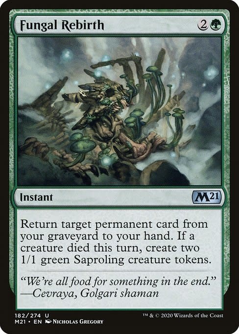 Magic: The Gathering Fungal Rebirth (182) Lightly Played - Kingslayer Games