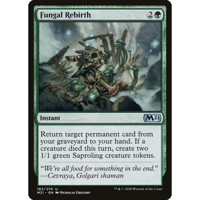 Magic: The Gathering Fungal Rebirth (182) Near Mint