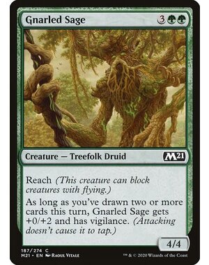 Magic: The Gathering Gnarled Sage (187) Lightly Played