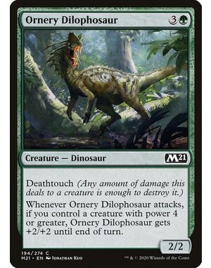 Magic: The Gathering Ornery Dilophosaur (194) Near Mint