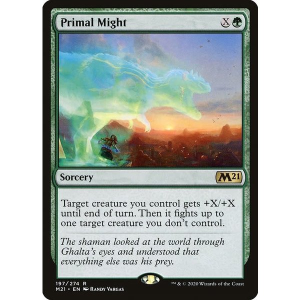 Magic: The Gathering Primal Might (197) Lightly Played