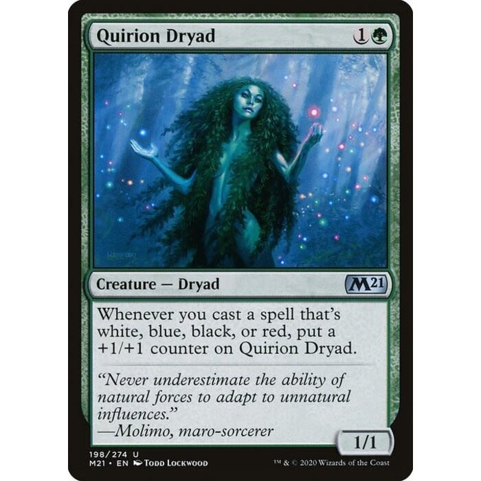 Magic: The Gathering Quirion Dryad (198) Near Mint