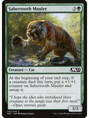 Magic: The Gathering Sabertooth Mauler (202) Lightly Played