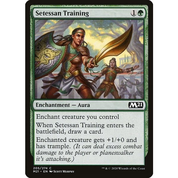 Magic: The Gathering Setessan Training (205) Lightly Played