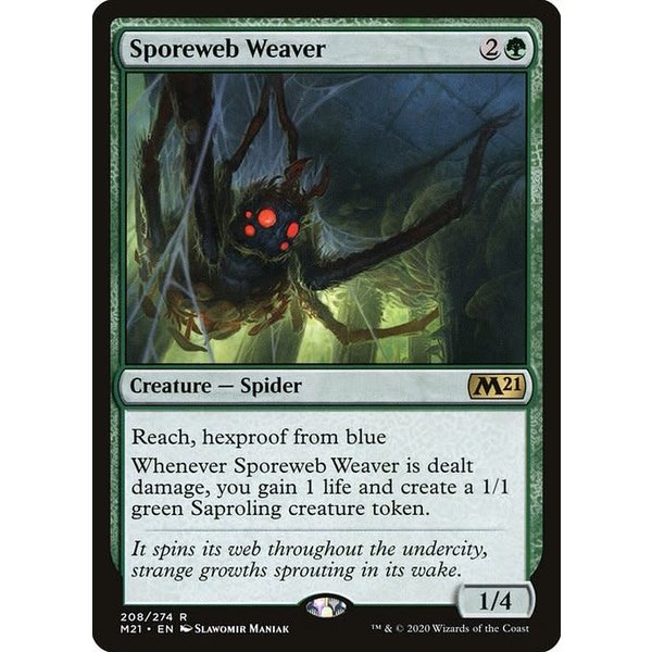 Magic: The Gathering Sporeweb Weaver (208) Near Mint