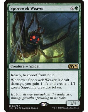 Magic: The Gathering Sporeweb Weaver (208) Lightly Played