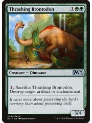 Magic: The Gathering Thrashing Brontodon (209) Near Mint