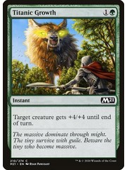 Magic: The Gathering Titanic Growth (210) Lightly Played