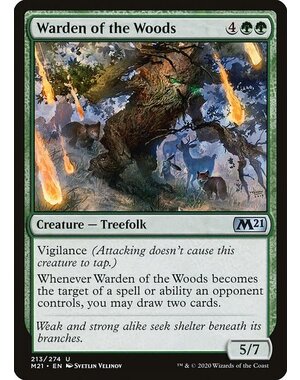 Magic: The Gathering Warden of the Woods (213) Near Mint