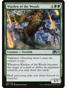 Magic: The Gathering Warden of the Woods (213) Near Mint Foil