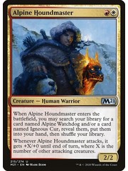 Magic: The Gathering Alpine Houndmaster (215) Near Mint Foil