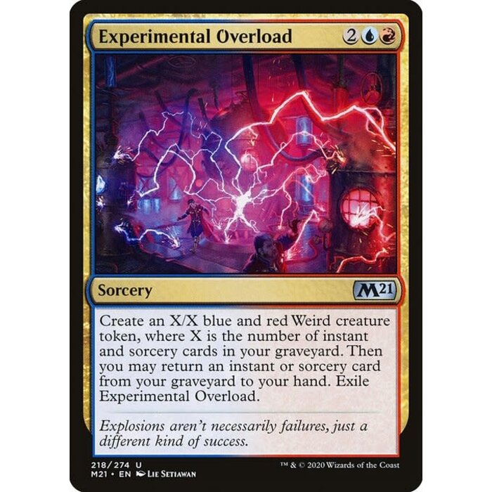 Magic: The Gathering Experimental Overload (218) Lightly Played