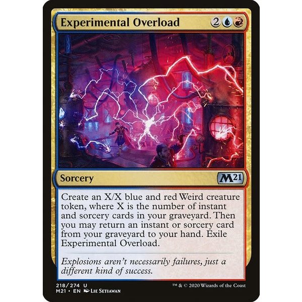 Magic: The Gathering Experimental Overload (218) Near Mint Foil