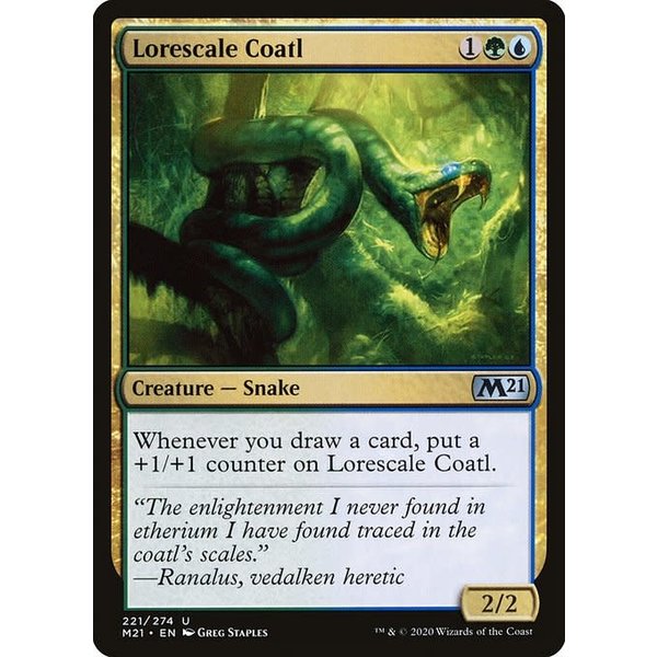 Magic: The Gathering Lorescale Coatl (221) Near Mint