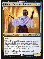 Magic: The Gathering Niambi, Esteemed Speaker (222) Lightly Played