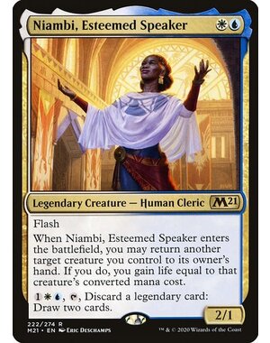 Magic: The Gathering Niambi, Esteemed Speaker (222) Lightly Played