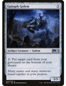 Magic: The Gathering Epitaph Golem (230) Near Mint