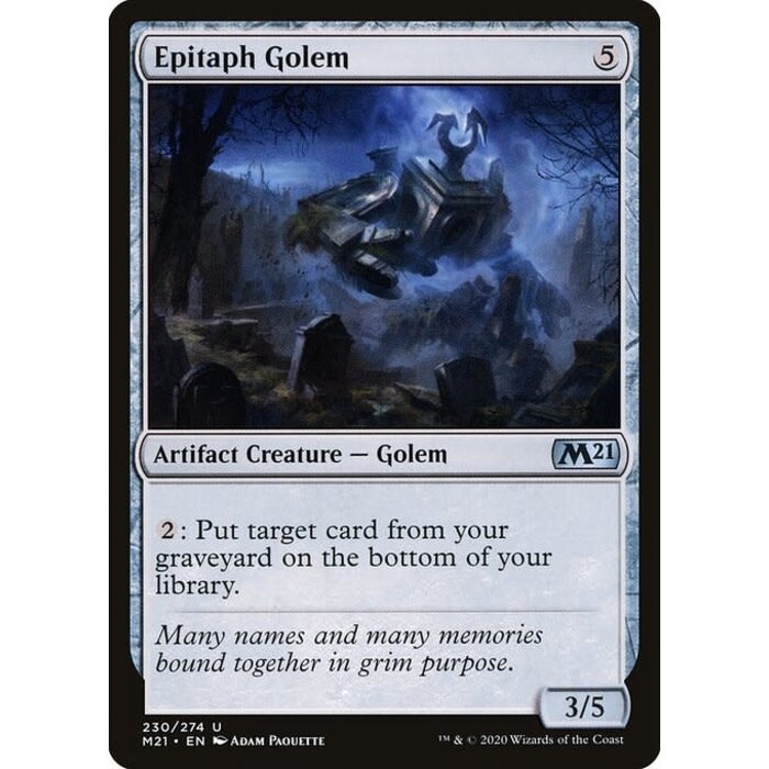 Magic: The Gathering Epitaph Golem (230) Near Mint