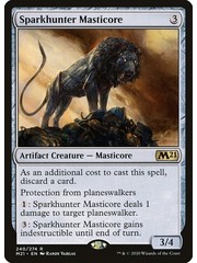 Magic: The Gathering Sparkhunter Masticore (240) Lightly Played
