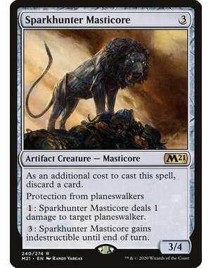 Magic: The Gathering Sparkhunter Masticore (240) Lightly Played