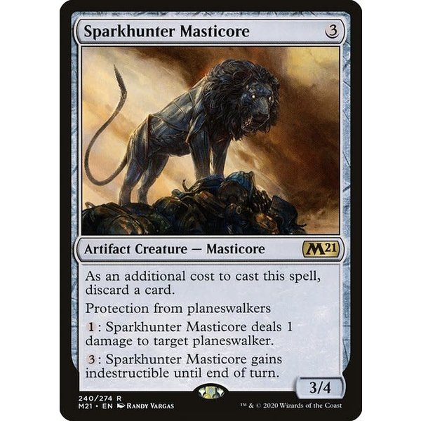 Magic: The Gathering Sparkhunter Masticore (240) Lightly Played